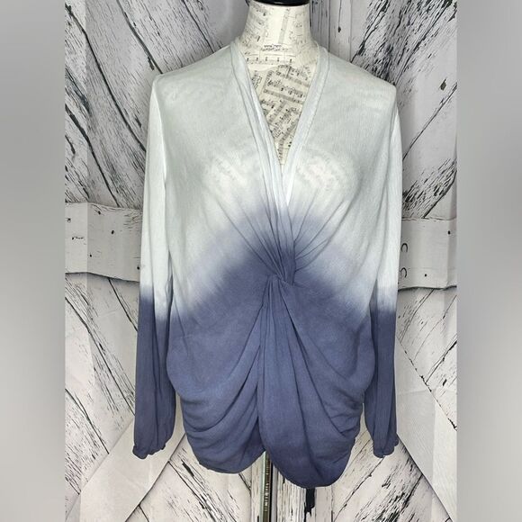 Pomesa Ombré Crossover Blouse M - Picture 1 of 6